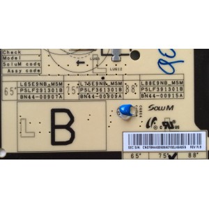 FUENTE DE PODER / SAMSUNG BN44-00909A / L75E9NB_MSM / PSLF361301B / MODELOS QN75Q7FAMFXZA AA01 / QN75Q7FAMF