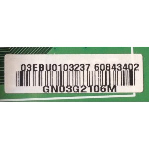 MAIN / LG EBR60843402 / EAX61532702(0) / 60843402 / PANEL LC550EUB (SC)(A1) / MODELO 55LE5400-UC AUSWLJR	