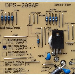 FUENTE DE PODER / SHARP RUNTKB120WJQZ / DPS-299AP-1 A / DPS-299AP / PANEL LK800D3HA80R / MODELO LC-80LE857U	