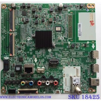 MAIN PARA TV LG 4K UHD HDR SMART TV / NUMERO DE PARTE EBT65514004 / EAX67872805(1.1) / 65514004 / EAX67872805 / PANEL NC650DQG-ABGX5 / MODELO 65UK6090PUA / 65UK6090PUA.BUSGLOR
