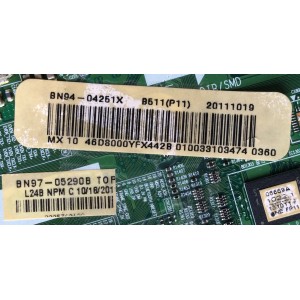 MAIN / SAMSUNG BN94-04251X / BN41-01622C / BN97-05290B / SUSTITUTA BN94-04251A / PANEL LTJ460HQ07-J / MODELO UN46D8000YFXZA