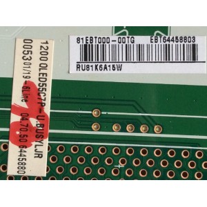 MAIN / LG EBT64458803 / EAX67125703 (1.1) / EAX67125703 / PANEL LC550AQD (EK)(A3) / MODELOS OLED55C7P-U.BUSYLJR / OLED55C7P