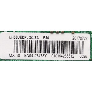 MAIN / SAMSUNG BN94-07473Y / BN97-08672C / BN41-02186B / PANEL CY-SH055DSLVWH / LSI550HQ01-V01 / MODELO LH55UEDPLGC/ZA VS04/UE55D	