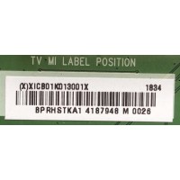 MAIN / INSIGNIA XICB01K013 / XICB01K013001X / 715G9566-M01-B00-005T / PANEL TPT550U2 -D077.L REV:S21A / TPT550U2 REV:S02B / NUMERO DE DISPLAY ST5461D07-2 VER.2.2 / MODELO NS-55DF710NA19	