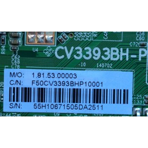 MAIN / WESTINGHOUSE 55H1067 / LTE48335 / CV3393BH-P / F50CV3393BHP10001 / MODELO DWM48F1Y1 TW-78610-S048B	