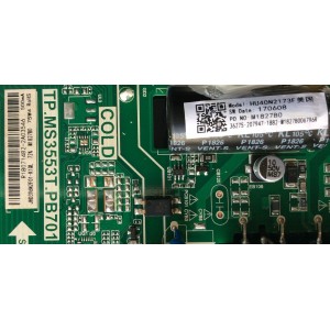 MAIN / FUENTE (COMBO) / SHARP 207947 / TP.MS3553T.PB701 / HU40N2173F / M1827B0 / 170608 / R18071482-2A03546 / E203640 / 2605398B0 / PANEL JHD396N2F01-K1QL\FM\ROH / MODELO LC-40Q3070U