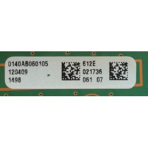 MAIN / SONY 1-895-172-11 / 0140AB060105 612E / 1P-0122J08-4012 / 1P-011BJ00-4011 / PANEL LTY550HJ04 A01 / MODELOS KDL-40EX640 / KDL-46EX640 / KDL-55EX640 / "NOTA:ESTA MAIN REQUIERE ACTUALIZACION"