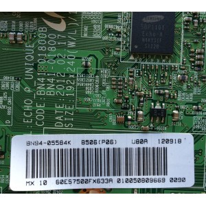 MAIN / SAMSUNG BN94-05584K / BN41-01800B / PARTE SUSTITUTA BN94-05566E / PANEL LE600DSS-V1 / CY-LE600DSSW1V-CW38 / MODELO UN60ES7500FXZA HS01