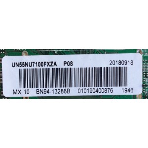 MAIN / SAMSUNG BN94-13286B / BN97-13981K / BN41-02635A / PANEL CY-NN055HGEV1H / MODELO UN55NU7100FXZA BB08 / UN55NU7100FXZA BA07	