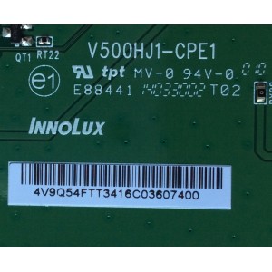 T-CON / LG 50LB6100-UG/ 4V9Q54F / V500HJ1-CPE1 / PANEL NC500DUN-VXBP2 / MODELO 50LB6100-UG.BUSJLJR	