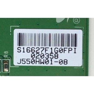 T-CON PARA TV SAMSUNG / NUMERO DE PARTE LJ94-16627F / S240LABMB3V0.1 / BN96-16498A / 120PLUS_S240LABMB3V0.1 / 16627F / SUSTITUTAS LJ94-16627E / BN95-00543A / PANEL LSJ550HW01-S / MODELOS UN55D6000SFXZA / UN55D6400UFXZA / UN55D6400URXAA HQ01