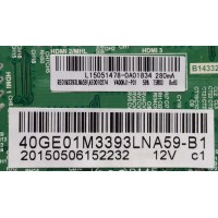 MAIN / FUENTE / (COMBO) / RCA 40GE01M3393LNA59-B1 / TP.MS3393.PB851 / L15051478 / AE0010274 / 20150506152232 / PANEL V400HJ1-P01-12V / MODELO LED40G45RQ