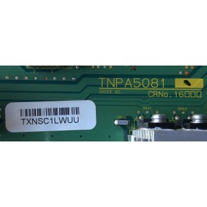 Y-SUS / PANASONIC TXNSC1LWUU / TNPA5081AL / TNPA5081 / PANEL MC137T21P13 / MODELO TC-P54VT25 / TC-P55ST30	
