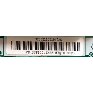 MAIN / FUENTE / (COMBO) / SAMSUNG 3200211001040AE / VN43US100 / VN43US100U1XBE / JMD_43_KANT-SU / REV 1.1 / PANEL BOEI430WQ1 / MODELOS UN43NU6900FXZA BZ01 / UN43NU6900F / UN43NU6900FXZA BA05 / UN43NU6950FXZA BZ01