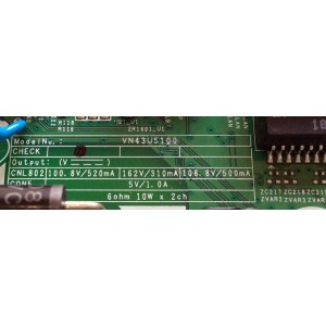 MAIN / FUENTE / (COMBO) / SAMSUNG 3200211001040AE / VN43US100 / VN43US100U1XBE / JMD_43_KANT-SU / REV 1.1 / PANEL BOEI430WQ1 / MODELOS UN43NU6900FXZA BZ01 / UN43NU6900F / UN43NU6900FXZA BA05 / UN43NU6950FXZA BZ01