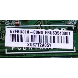 MAIN / LG EBU63543801 / EAX66212905 (1.1) / EAX66212905 / PANEL LC430EUE (FH)(M3) / MODELOS 43LX570H-UA.BUSYLJM / 43LX570H