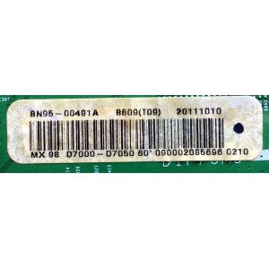 T-CON / SAMSUNG BN95-00491A / BN41-01715A / BN97-05888A / PANEL'S LD600DGD-V1 / CY-LD600DGD-V1 / MODELOS UN60D7000VFXZA F301 / UN60D7000VF / UN60D7050VFXZA