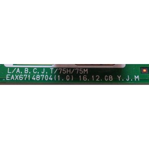 MAIN / LG EBU63934401 / 63934401 / EAX67148704(1.0) / 84305401 / COMPATIBLE  EBU63934402  / PANEL NC430DUE / MODELOS 43LJ5500-UA / 43LJ5500-UA.AUSGLJM / 43LJ5500-UA.AUSYLJM