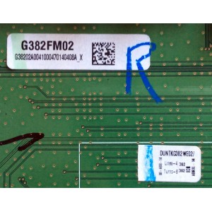 MAIN / SHARP DUNTKG382FM02 / G382FM02 / DUNTKG382WE02 / QPWBXG382WJN1 / KG382/ PANEL JE695R3HA10Z / MODELO LC-70UD1UA