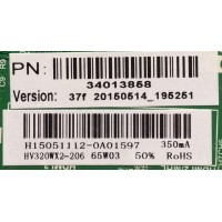 MAIN / FUENTE / (COMBO)  34013858 / H15051081 / TP.MS3393.PB851 / HV320WX2-206 PANEL'S  ZC+532AK320M07 / DISPLAY HV320WX2-206 / HV320WX2-206 / MODELOS  WD32HB1120 / TW-00411-B032F