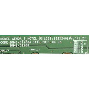 MAIN / SAMSUNG / BN94-04751P / BN9404751P / BN94-04751P /  PANEL  LTJ400HF01-J / MODELO UN40D6000SF
