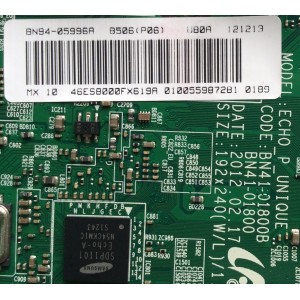 MAIN / SAMSUNG / BN94-05996A / BN97-06531X  / BN41-01800B / MODELO UN46ES8000FXZA / UN46ES8000FXZA TS01 / PANEL LTJ460HQ10-V / PARTE  SUSTITUTA  BN94-05160N