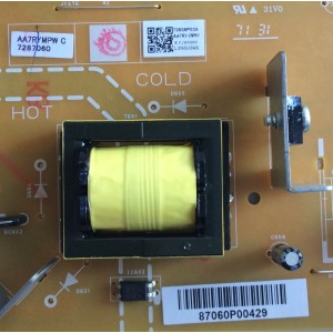 FUENTE DE PODER PARA TV PHILIPS / NUMERI DE PARTE AA7RYMPW / AA7RY-MPW / BAA7U1F0102 1 / 87060P00429 / PANEL UADR2XG / MODELO 55PFL5922/F8