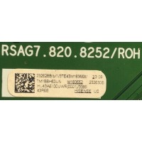 MAIN / HISENSE / 232628 / RSAG7.820.8252/ROH / 232630 / 3TE43M183558 / PANEL JHD425S1U71\S0\FM\CKD\ROH\L / MODELO 43RGE