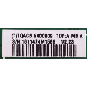 "MAIN / VIZIO / CBPFTQACB5K008 / 715G3715-M01-000 / TQACB5K00805 /  TQACB5K00803 / TQACB5K00809 / TQACB5K00808 / TQACB5K00806 / PANEL LC420WUH-SCA1 / MODELO E421VA LTMPIBAL "