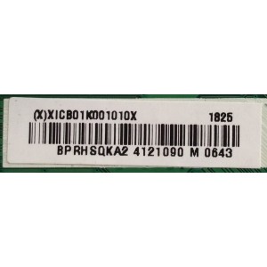 MAIN / SHARP / XICB01K001 / XICB01K001010X / 715G9417-M01-B00-004Y / 715G9417-M0D-B00-004K / PANEL TPT430H3 -HVN01.U REV:S272X / MODELO LC-43LB601U