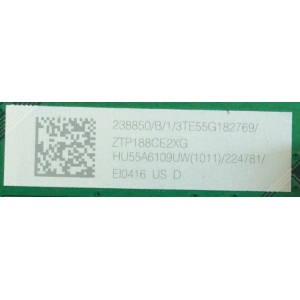 MAIN / SHARP 238850 / RSAG7.820.7918/ROH / HU55A6109UW / 224781 / 238850 / PANEL HD550S1U51 / MODELOS LC-55Q7040U / LC-55Q7030U