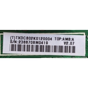 MAIN / VIZIO / 756TXDCB02K012 / 715G5904-M0D-000-004X / CBPFTXDCB02K0120004 / CBPFTXDCB02K0120002 / CBPFTXDCB02K0120001 / CBPFTXDCB02K0120003 / PANEL TPT390J1-HJK02 Rev.SC1L / MODELO E390-A1