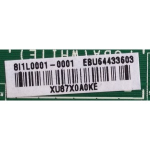 MAIN / LG / EBU64433603 / EAX67848002(1.0) / 8I1L0001-0001 / PANEL NC320DXG ABGX2 / MODELO 32LK610BPUA
