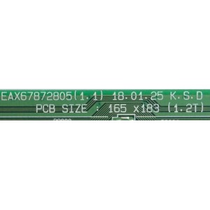 MAIN  LG / EBT65195504 / EAX67872805(1.1) / 64645201 / PANEL LC650EGE (FL)(M2) / MODELOS 65UK6500AUA.AUSWLJR / 65UK6500AUA.BUSWLJR