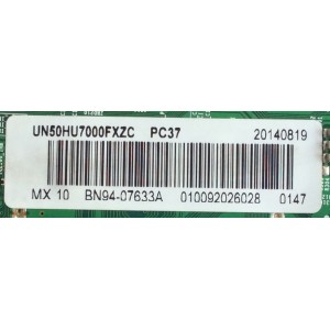 MAIN / SAMSUNG / BN94-07633A / BN97-08125A / BN41-02206B / MODELO UN50HU7000FXZC