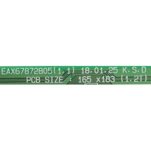 MAIN / LG / EBT65246404 / EAX67872805(1.1), EBT65246404, 8KEBT000-01MG/ 64713401 PANEL HC700EQN-VHSR3-211X MODELOS  70UK6570AUB AUSMLJR / 70UK6570PUB AUSMLJR