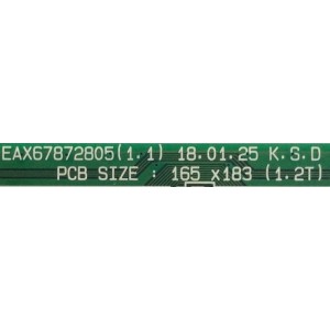 MAIN / LG / EBT65211002 / EAX67872805(1.1), EBT65211002, 8LEBT000-01AU / 64762101 / 86804901 / PANEL NC650DGG-AAGX1 / MODELO 65UK6200PUA AUSWLOR