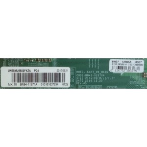 MAIN / SAMSUNG / BN94-11971A / BN97-12865A / BN41-02570A / MODELO UN65MU8500FXZA FB03 / UN65MU7500FXZX / UN65MU8500FXZC