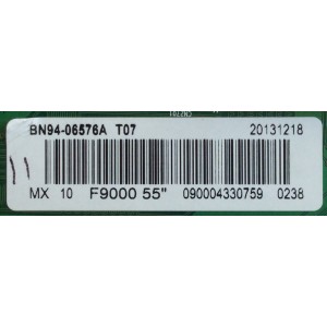 TARJETA FRC PARA TV SAMSUNG 4K UHD SMART TV / BN94-06576A / BN97-07729A / BN41-02076B / SUSTITUTAS BN94-06667A / BN94-06577A / BN94-06621A / BN94-06622A / BN94-06666A / BN94-07040A / BN94-07041A / PANEL CY-KF650FSLV2H / MODELOS UN65F9000 / UN65F9000AFXZA