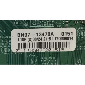 MAIN PARA TV SAMSUNG ORIGINAL / NUMERO DE PARTE BN94-12428E / BN41-02568B / BN97-13470A / PANEL CY-WK065HGLV1H / MODELO UN65MU650DFXZA FA03 / UN65MU650DFXZA FA01