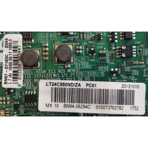 MAIN / SAMSUNG / BN94-06294C / BN97-07163C / BN41-01989B / PANEL M236HGE-L20 Rev.C1 / MODELOS LT24C550ND/ZA CY02 / LT24C550ND/ZA CS01