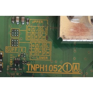 MAIN / PANASONIC / TXN/A11WGUS / TNPH1052AB / PANEL T390HVN02.3 / MODELO / TH-39LRU60