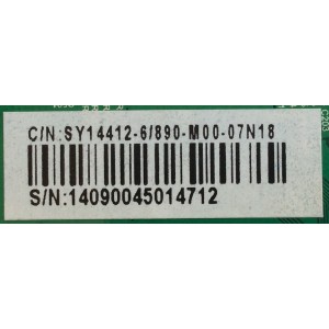 MAIN / FUENTE / (COMBO) SEIKI / 110105001438 / ST6308RTU-AP1 / SY14412-6 / PANEL LSC320PUWTH / MODELO SE32HY19T