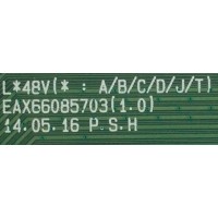 MAIN / LG / EBT63418701 / 62926601 / 47PRSLCU-0002 / 40EBT000-00DC / EAX66085703(1.0) / PANEL  V400DK1-KE1 REV:C8 / MODELO 40UB8000-UB AUSJLJR