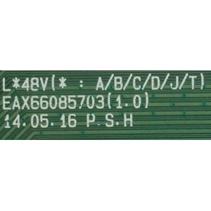 MAIN / LG / EBT63418701 / 62926601 / 47PRSLCU-0002 / 40EBT000-00DC / EAX66085703(1.0) / PANEL  V400DK1-KE1 REV:C8 / MODELO 40UB8000-UB AUSJLJR