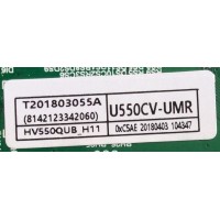 MAIN / FUENTE / (COMBO) / SCEPTRE / C18043055 / TP.MS3458.PC758 / U550CV-UMR / PANEL HV550QUB_H11 / MODELO W55