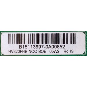 MAIN /FUENTE / (COMBO) / SCEPTRE / B15113997 / TP.MS3393.P712 / CN32HB720 / PANEL HV320FHB-N00 / 