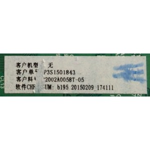 MAIN / INSIGNIA / 22002A0058T-05 / TE.MS3393.EB782 / 20150209 / PANEL BOEI320WU1 / MODELO NS-32D420NA16