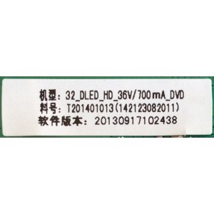 MAIN / FUENTE / (COMBO) / SCEPTRE / H14010113 / TP.RSC8.P7A / CN32HB812 / T201401013 / PANEL T32HVN01.2 / 
