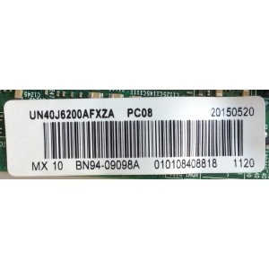 MAIN / SAMSUNG / BN94-09098A / BN97-09756Z / BN41-02245A / MODELO UN40J6200AFXZA UD02